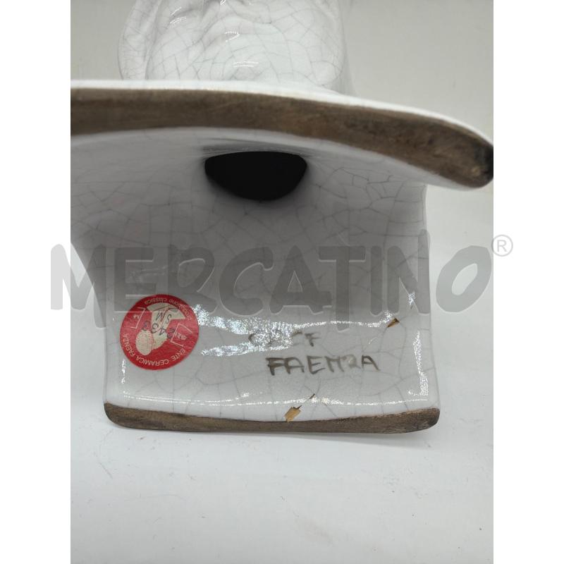STATUETTA CERAMICA CACF CON ROTTURA DIETRO  | Mercatino dell'Usato Faenza 5