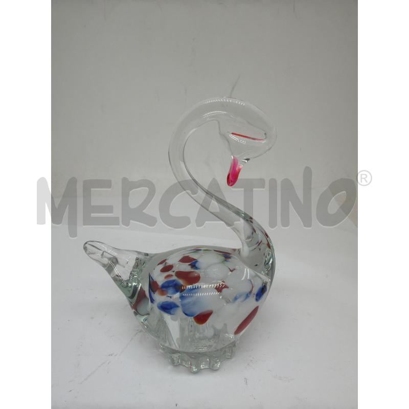 STATUETTA CIGNO VETRO MURANO  | Mercatino dell'Usato Faenza 1