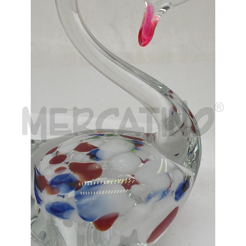 STATUETTA CIGNO VETRO MURANO  | Mercatino dell'Usato Faenza 2
