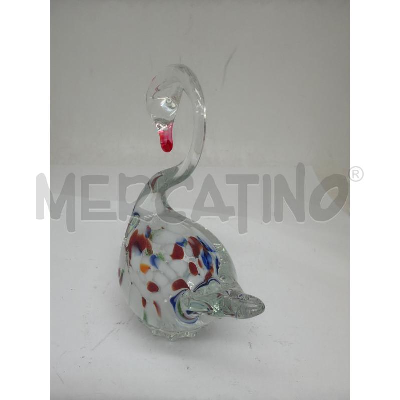 STATUETTA CIGNO VETRO MURANO  | Mercatino dell'Usato Faenza 4