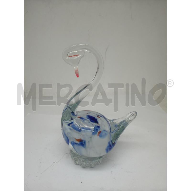 STATUETTA CIGNO VETRO MURANO  | Mercatino dell'Usato Faenza 1