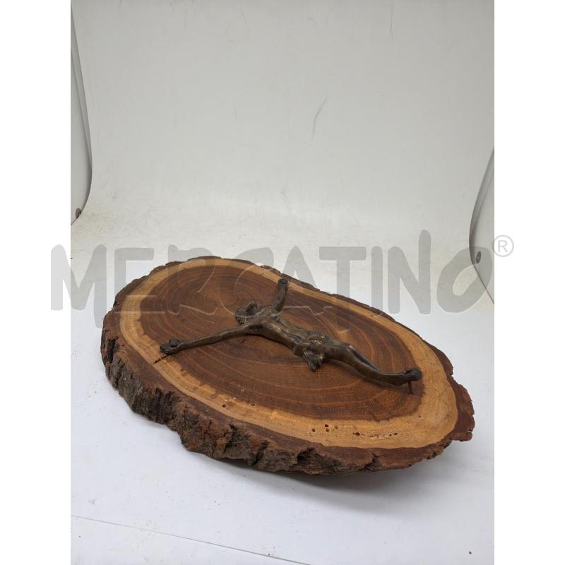 STATUETTA CROCIFISSO LEGNO  | Mercatino dell'Usato Faenza 2