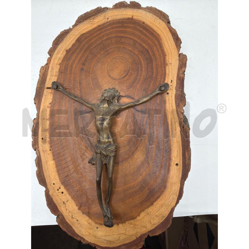 STATUETTA CROCIFISSO LEGNO  | Mercatino dell'Usato Faenza 3