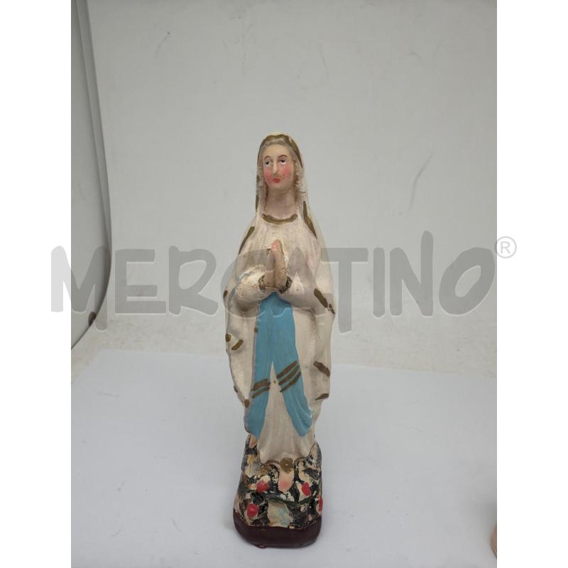 STATUETTE MADONNA DI LOURDES E BERNADETTE ANTICHE  | Mercatino dell'Usato Faenza 2