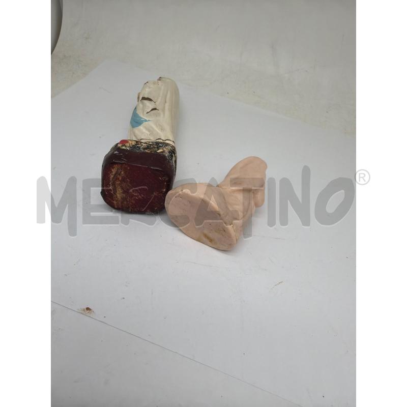STATUETTE MADONNA DI LOURDES E BERNADETTE ANTICHE  | Mercatino dell'Usato Faenza 5