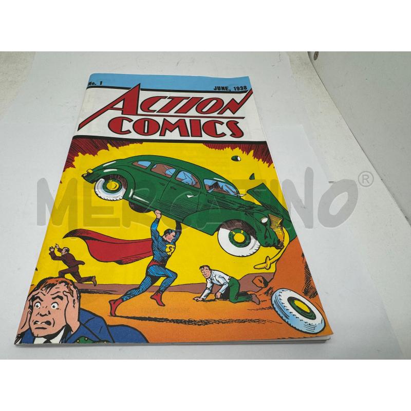 SUPERMAN SU ACTION COMICS N°1 JUNE, 1938 RISTAMPA ANASTATICA MONDADORI 2012 | Mercatino dell'Usato Faenza 1