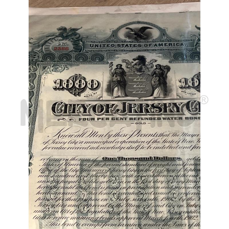 TITOLO AZIONARIO 1920 STATI UNITI COLLEZIONISMO CARTACEO  | Mercatino dell'Usato Faenza 2