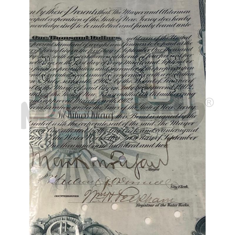 TITOLO AZIONARIO 1920 STATI UNITI COLLEZIONISMO CARTACEO  | Mercatino dell'Usato Faenza 3