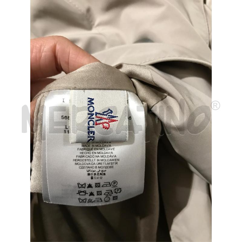 TRENCH DONNA MONCLER BEIGE TG 4 TG 44 | Mercatino dell'Usato Faenza 5