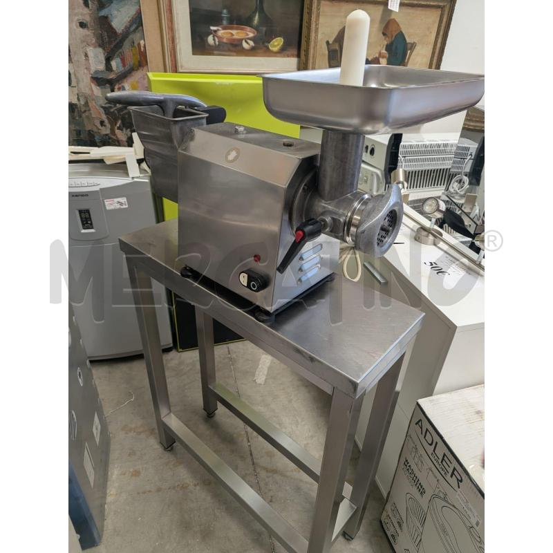 TRITA CARNE+GRATTUGIA 380V+BANCO INOX PROFESSIONALI | Mercatino dell'Usato Faenza 2