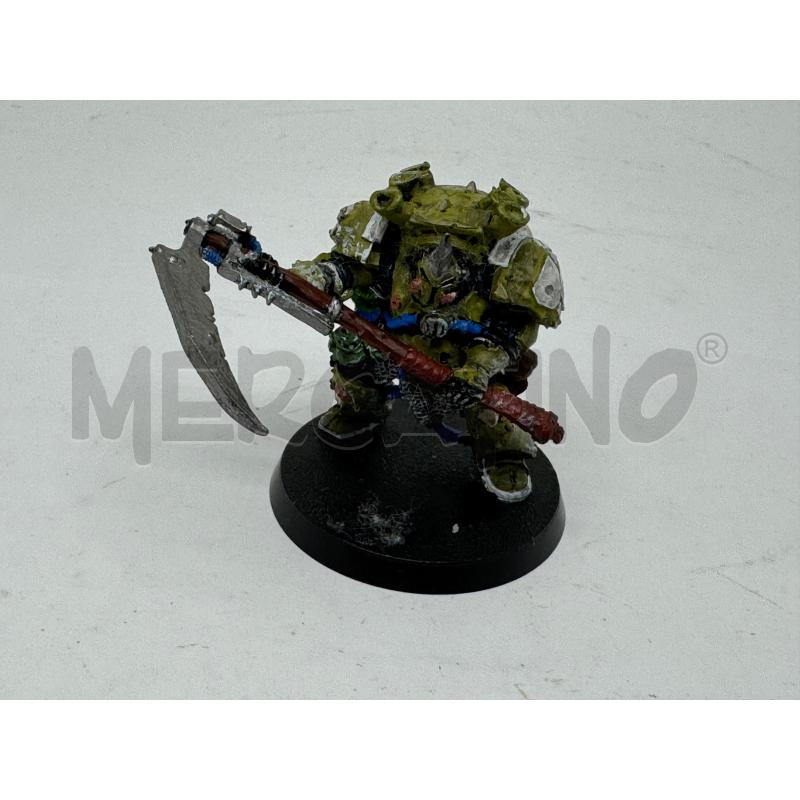 TYPHUS DEATH GUARD CHAOS SPACE MARINES WARHAMMER 40K MINIATURA METALLO | Mercatino dell'Usato Faenza 2