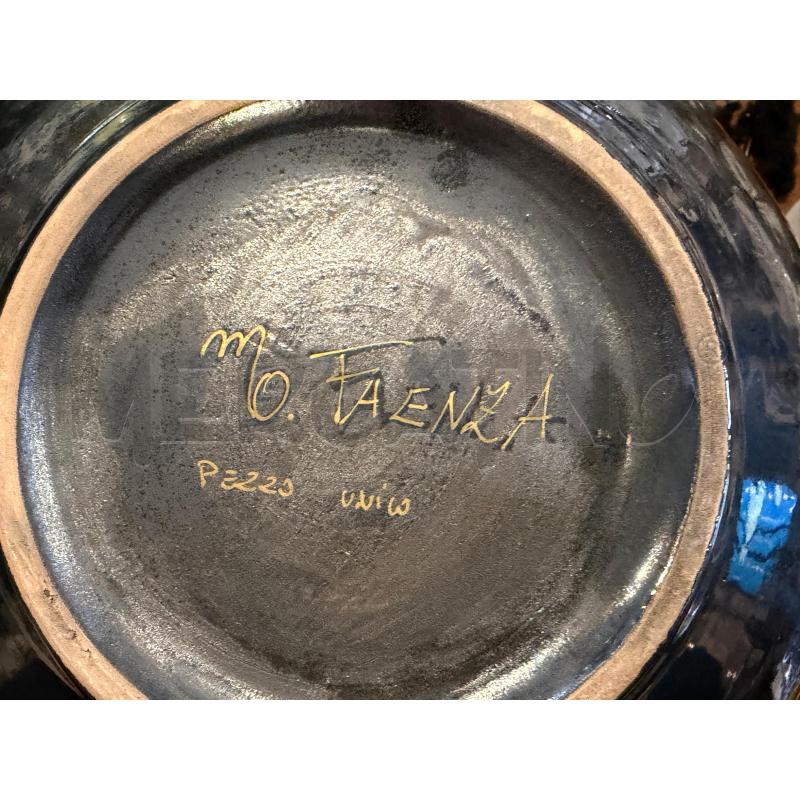 VASO ARTISTICO CERAMICA FAENZA MONICA ORTELLI PEZZO UNICO  | Mercatino dell'Usato Faenza 4