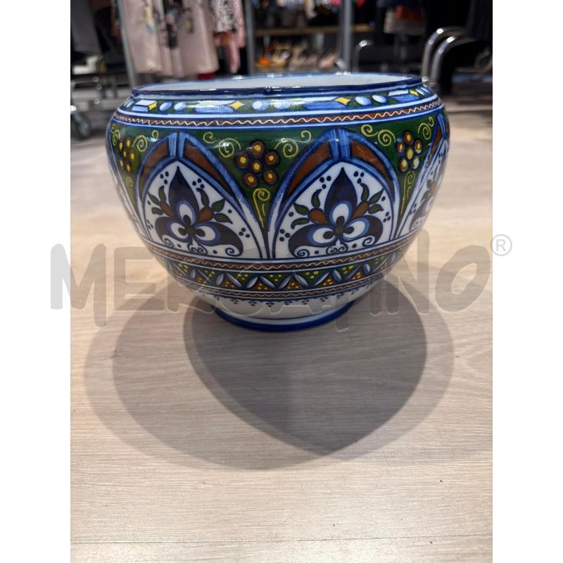 VASO CERAMICA FAENZA - BOTTEGA ZOLI ANNI 20 | Mercatino dell'Usato Faenza 1