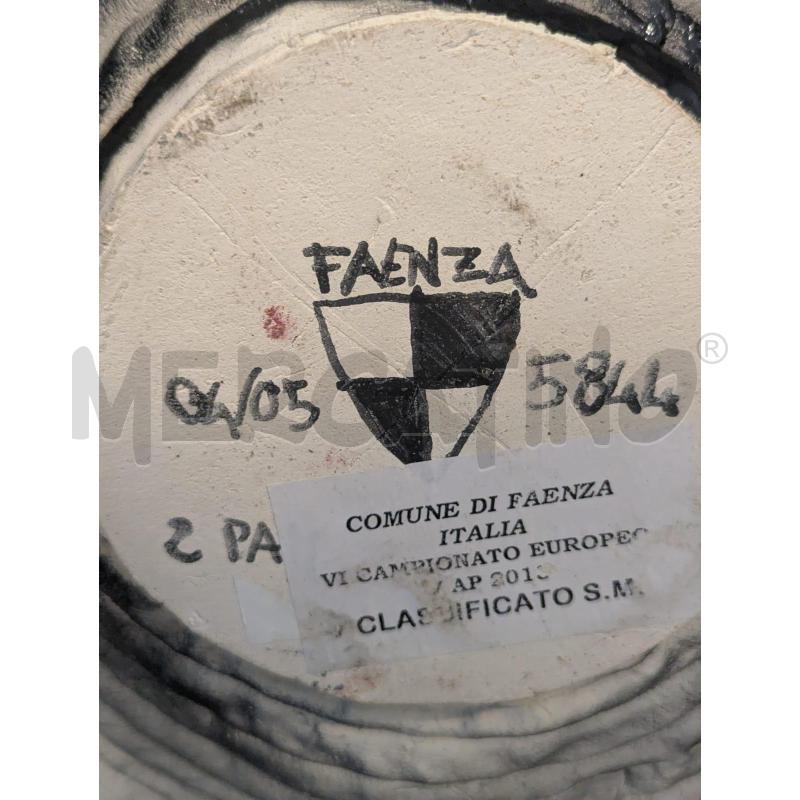 VASO FAENZA IST.ARTE ARTISTICO CERAMICA CONCHIGLIE | Mercatino dell'Usato Faenza 5