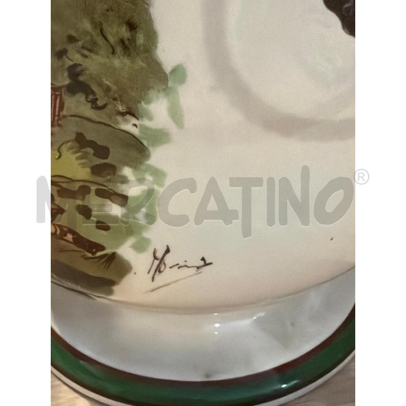 VASO ILLUSTRATO FLORENCE ITALY DUE ANELLE  | Mercatino dell'Usato Faenza 2