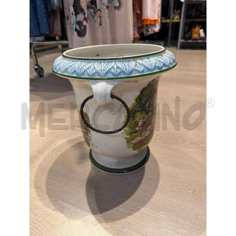 VASO ILLUSTRATO FLORENCE ITALY DUE ANELLE  | Mercatino dell'Usato Faenza 3