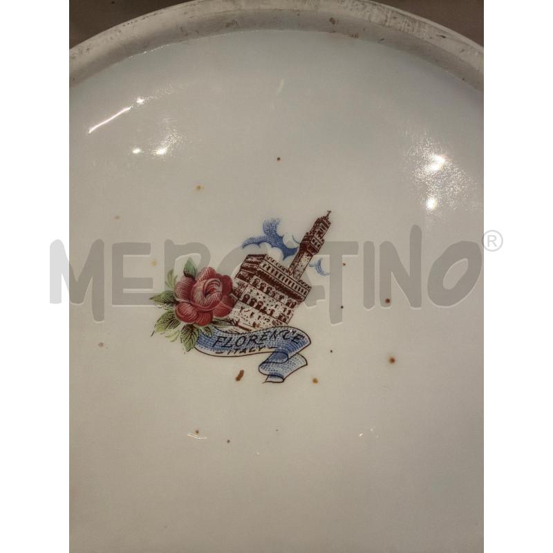 VASO ILLUSTRATO FLORENCE ITALY DUE ANELLE  | Mercatino dell'Usato Faenza 5