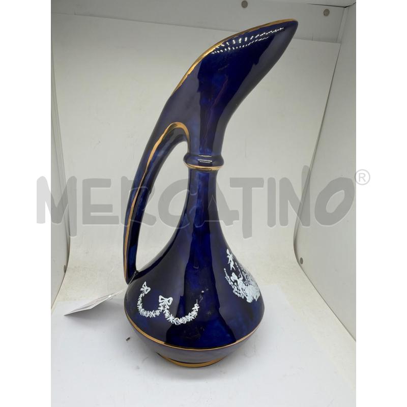 VASO PORCELLANA BLU ORO  | Mercatino dell'Usato Faenza 1