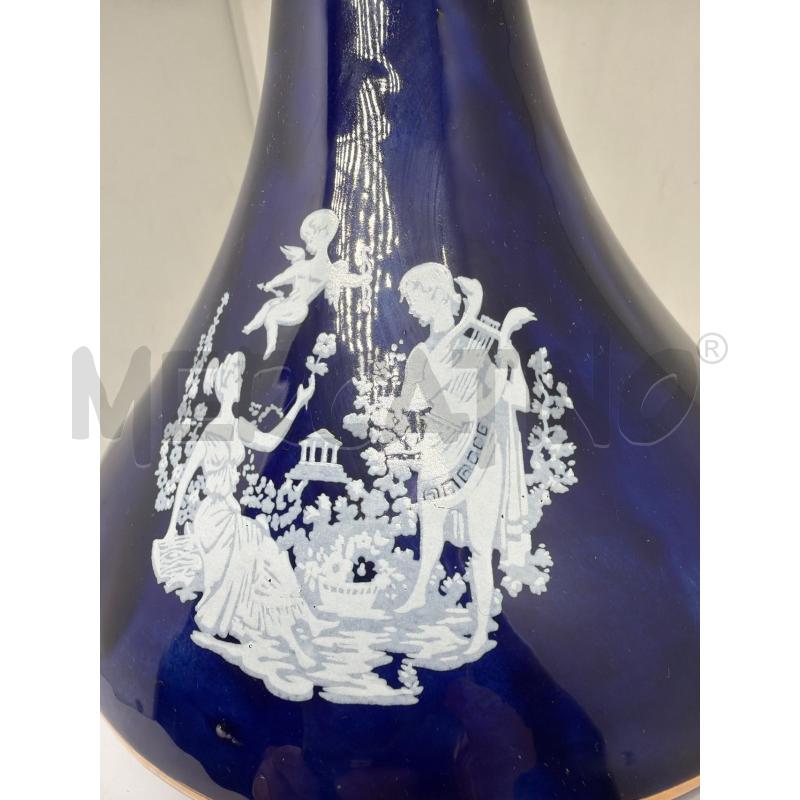 VASO PORCELLANA BLU ORO  | Mercatino dell'Usato Faenza 3