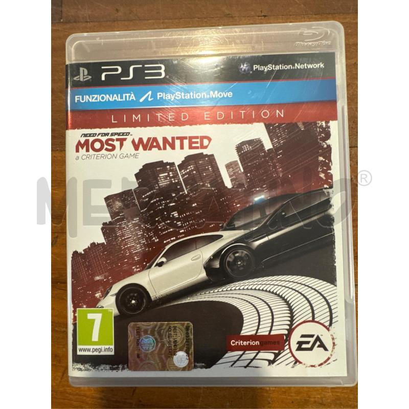 VIDEO GIOCO PS3 NEED FOR SPEDD MOST WANTED LIMITED EDITION PLAYSTATION 3  | Mercatino dell'Usato Faenza 1
