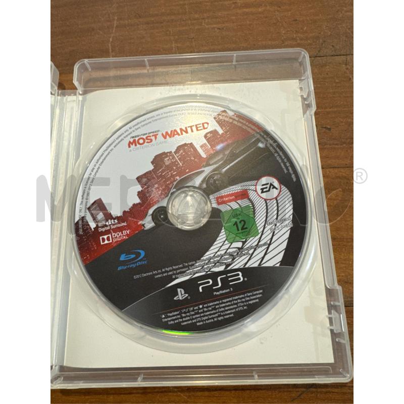 VIDEO GIOCO PS3 NEED FOR SPEDD MOST WANTED LIMITED EDITION PLAYSTATION 3  | Mercatino dell'Usato Faenza 3