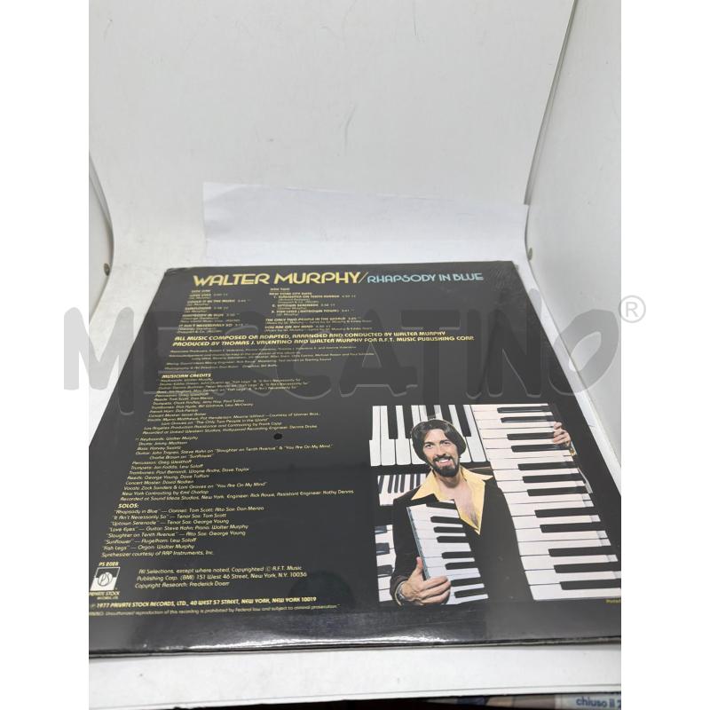 WALTER MURPHY - RHAPSODY IN BLUE DISCO LP 33 GIRI  | Mercatino dell'Usato Faenza 2