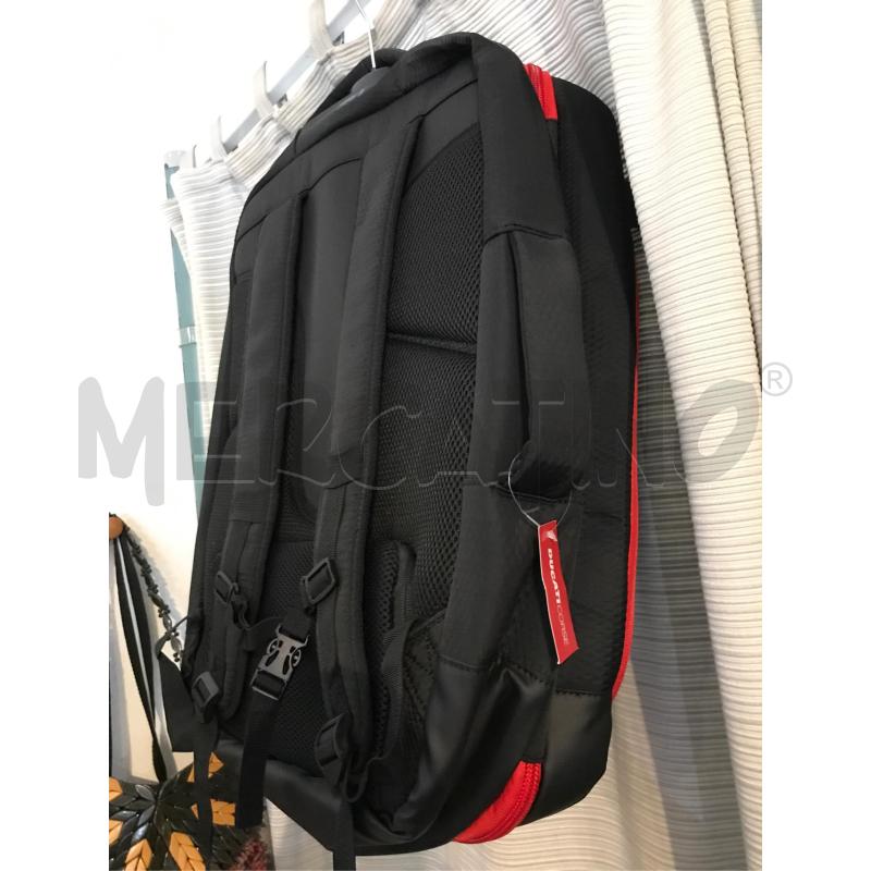 ZAINO VALIGIA DUCATI CORSE NERO ROSSO TESSUTO IMBOTTITO  | Mercatino dell'Usato Faenza 3