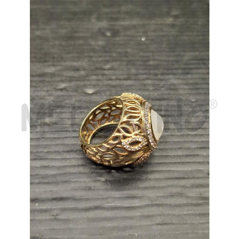 ANELLO DONNA IN ARGENTO AGATA E BRILLANTINI | Mercatino dell'Usato Lugo 2