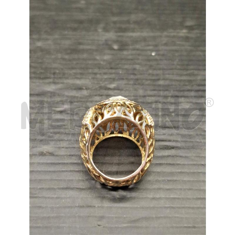 ANELLO DONNA IN ARGENTO AGATA E BRILLANTINI | Mercatino dell'Usato Lugo 3