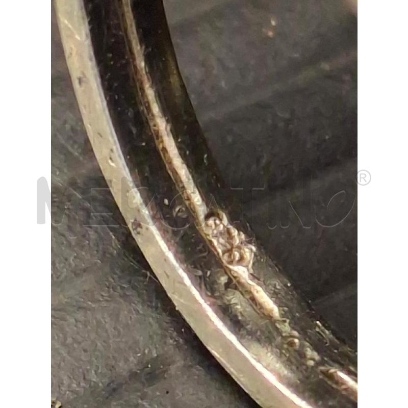 ANELLO IN ARGENTO CON GRANATO | Mercatino dell'Usato Lugo 4