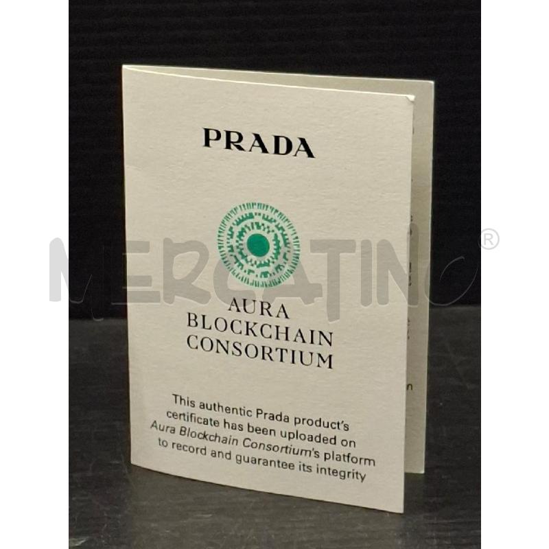 BEAUTY CASE PRADA IN RE NYLON NERO CON LOGO | Mercatino dell'Usato Lugo 2