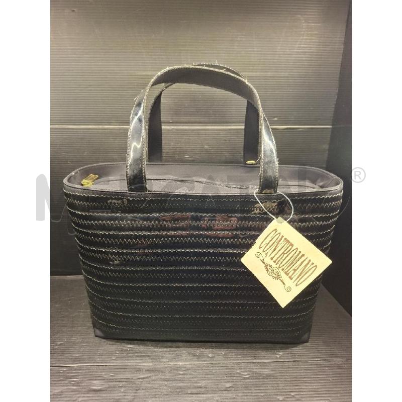 BORSA DONNA CONTROMANO NERA NUOVA  | Mercatino dell'Usato Lugo 1