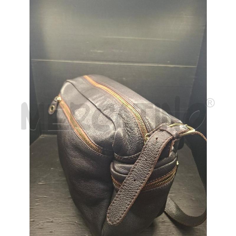 BORSA DONNA GREEN HILLS IN PELLE MARRONE TRACOLLA | Mercatino dell'Usato Lugo 3