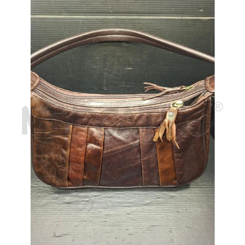 BORSA DONNA IN PELLE MARRONE 1 MANICO MARRONE | Mercatino dell'Usato Lugo 2