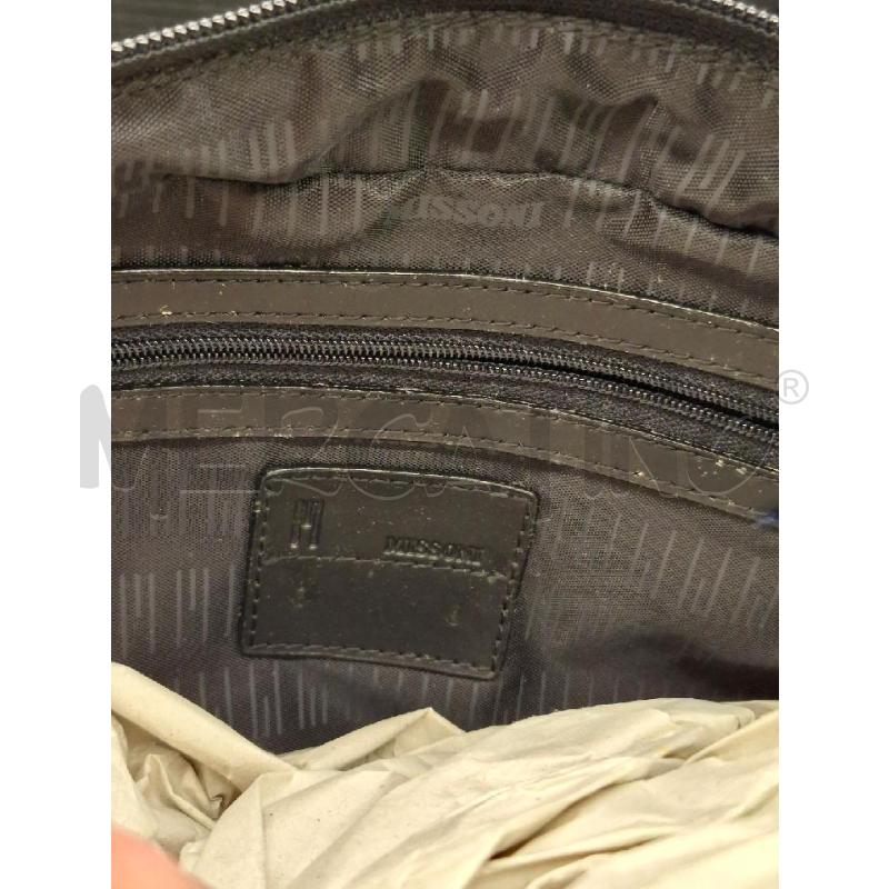 BORSA DONNA MISSONI NERA DISEGNI M GRIGE | Mercatino dell'Usato Lugo 3