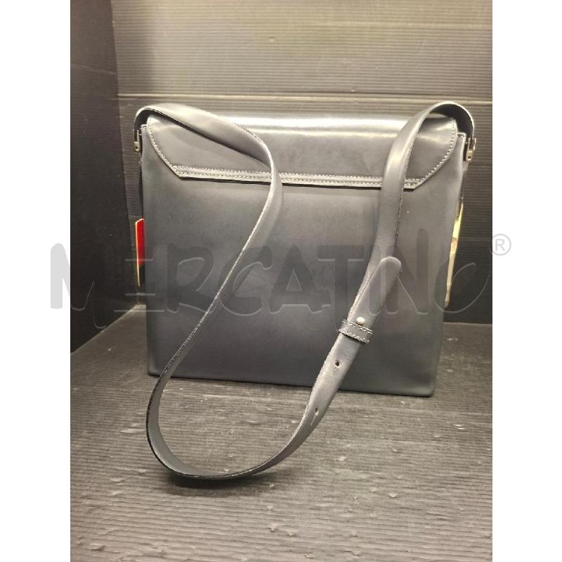 BORSA DONNA PIERRE CARDIN GRIGIA SCURA TRACOLLA | Mercatino dell'Usato Lugo 4