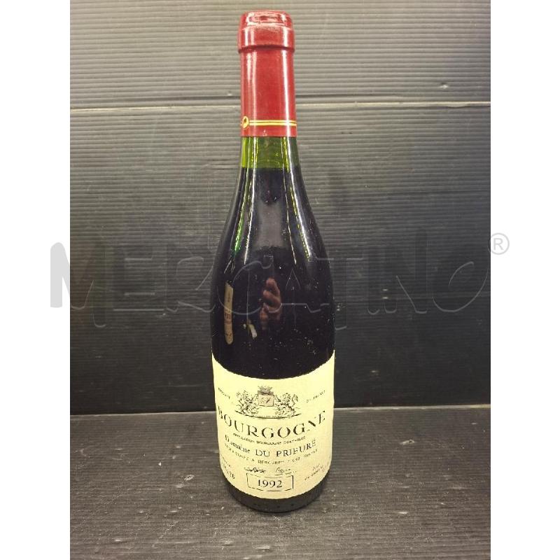BOTTIGLIA COLLEZIONE BOURGOGNE DOMAINE DU PRIEURÈ ANNO 1992 | Mercatino dell'Usato Lugo 1
