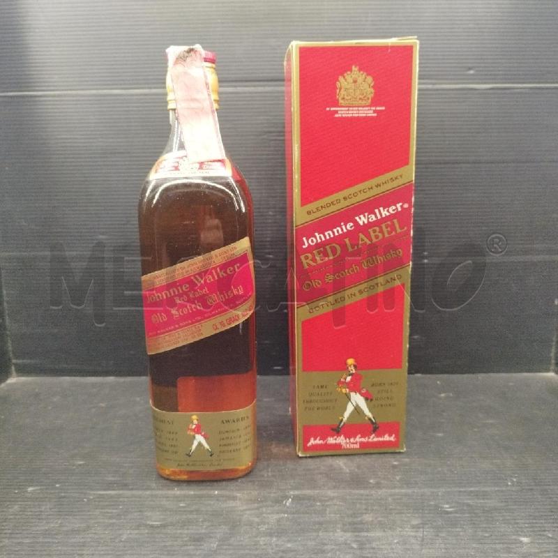 BOTTIGLIA JOHNNIE WALKER RED LABEL | Mercatino dell'Usato Lugo 1