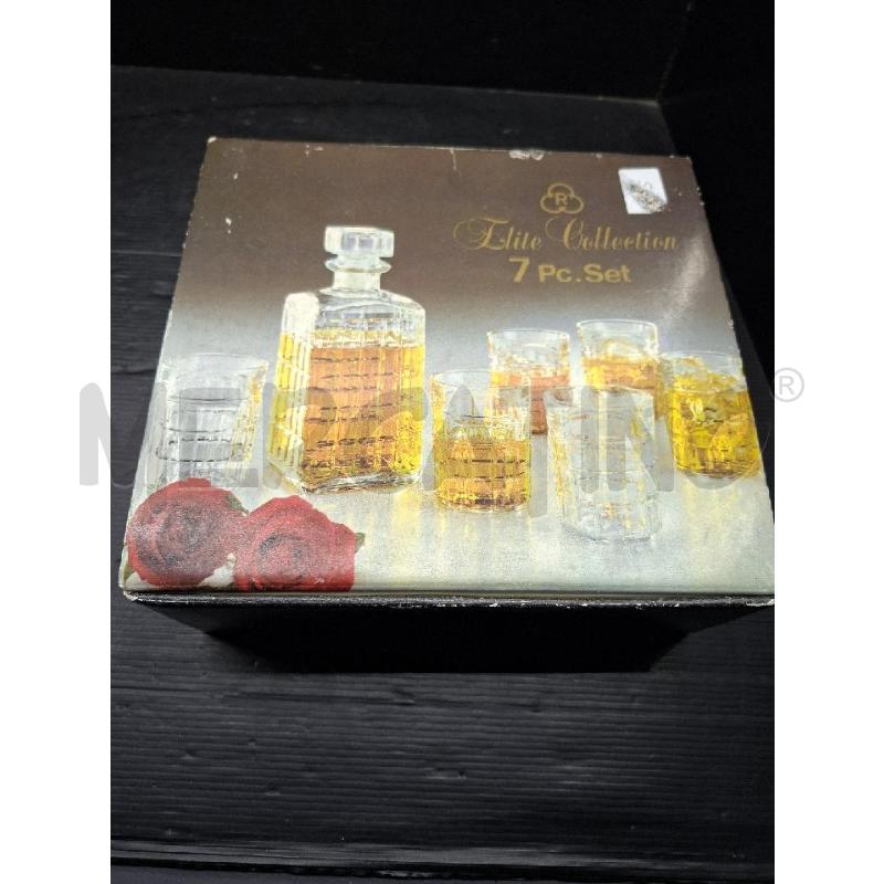 BOTTIGLIA + 6 BICCHIERI DA WHISKY | Mercatino dell'Usato Lugo 1