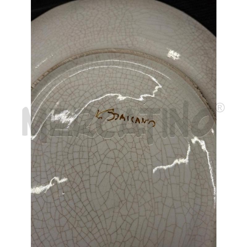 BROCCA CERAMICA BASSANO CON PIATTO | Mercatino dell'Usato Lugo 3