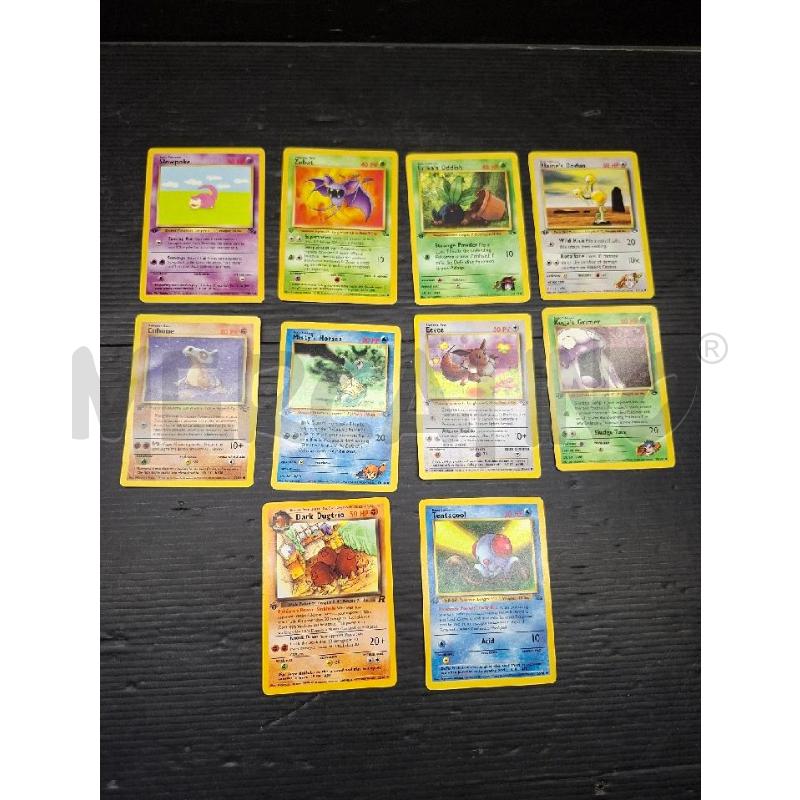 CARTE POKEMON 1 EDIZIONE PZ 10  | Mercatino dell'Usato Lugo 1