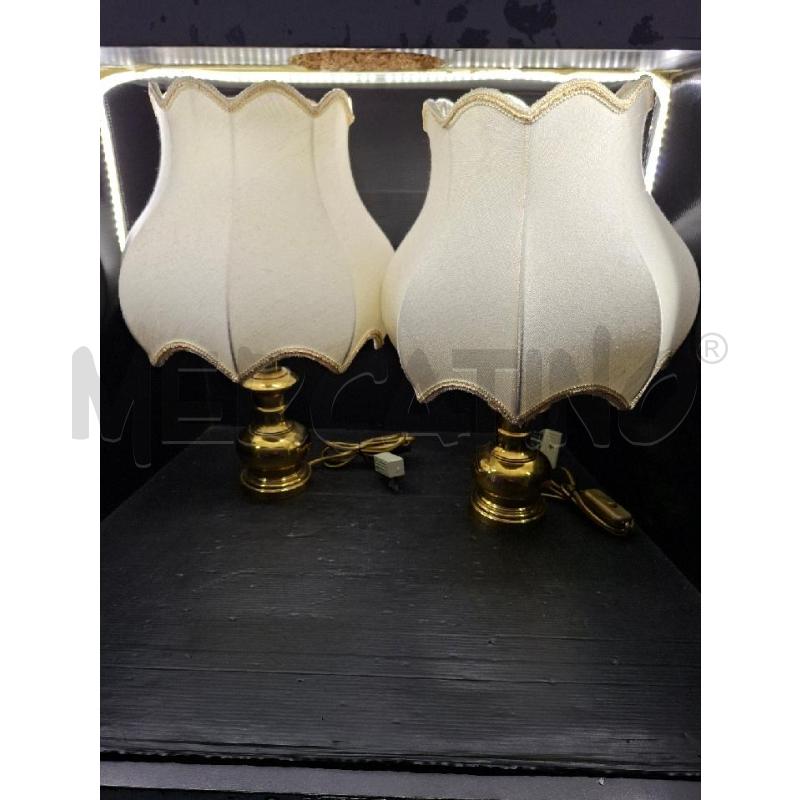 COPPIA LAMPADE IN OTTONE  | Mercatino dell'Usato Lugo 1
