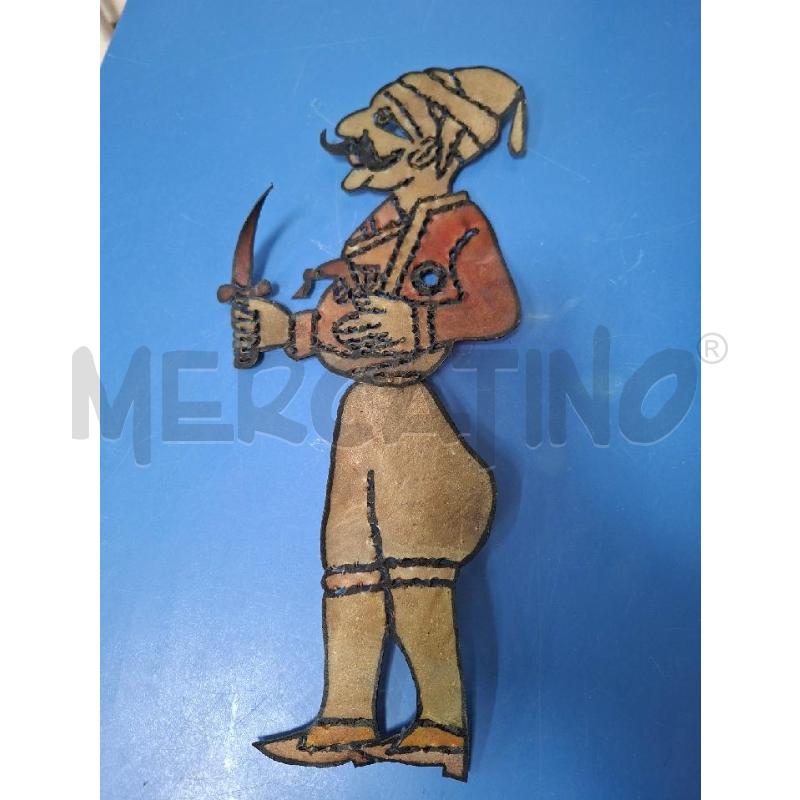 FIGURA IN PELLE KARAGOZ TEATRO DELLE OMBRE TURCO | Mercatino dell'Usato Lugo 1