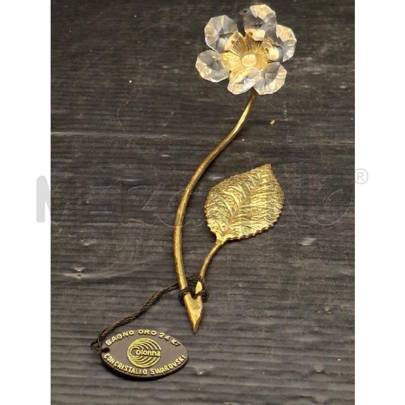 FIORE METALLO SWAROVSKI | Mercatino dell'Usato Lugo 1