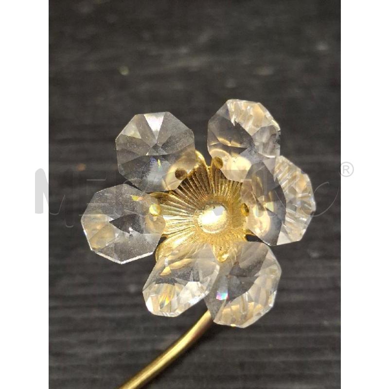 FIORE METALLO SWAROVSKI | Mercatino dell'Usato Lugo 4