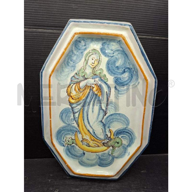 FORMELLA CERAMICA FAENZA MADONNA | Mercatino dell'Usato Lugo 1