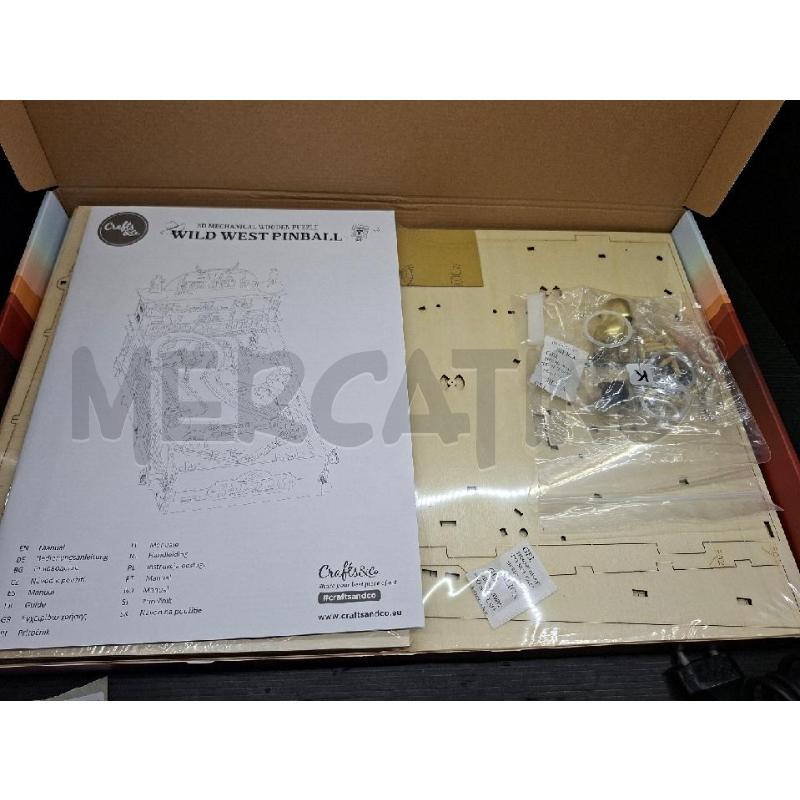 GIOCO 3D MECHANICAL WOODEN PUZZLE WILD WEST PINBALL | Mercatino dell'Usato Lugo 2
