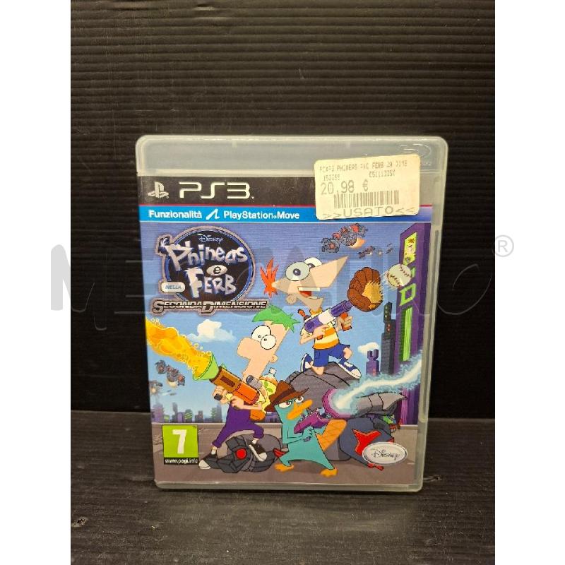 GIOCO PLAYSTATION 3 PHINEAS E FERB SECONDA DIMENSIONE | Mercatino dell'Usato Lugo 1