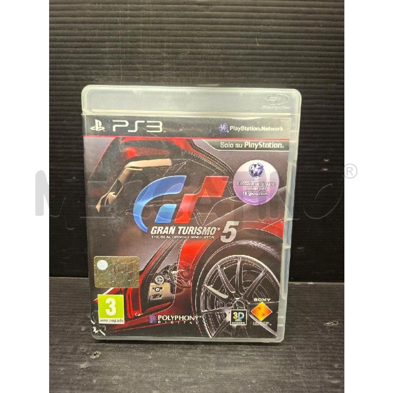 GIOCO PLAYSTATION 3  GRAN TURISMO 5  | Mercatino dell'Usato Lugo 1