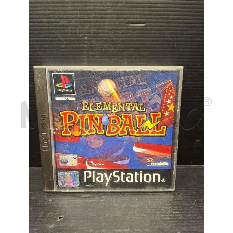 GIOCO PS1 ELEMENTAL PINBALL | Mercatino dell'Usato Lugo 1